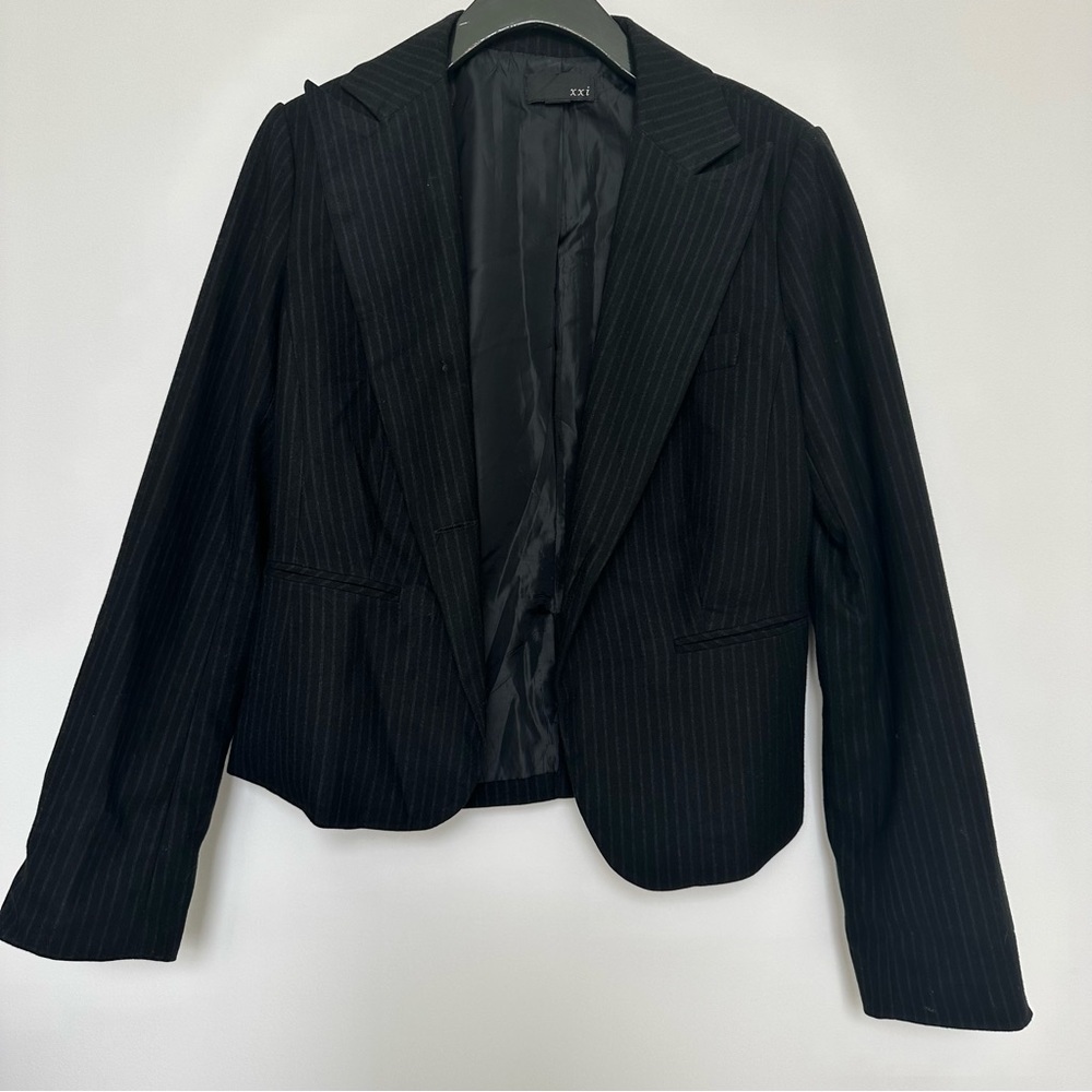Pinstripe Blazer